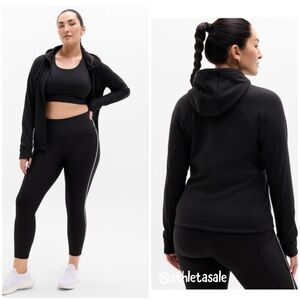 NWT Athleta Unstoppable Fleece Lined Full Zip Jacket | Black